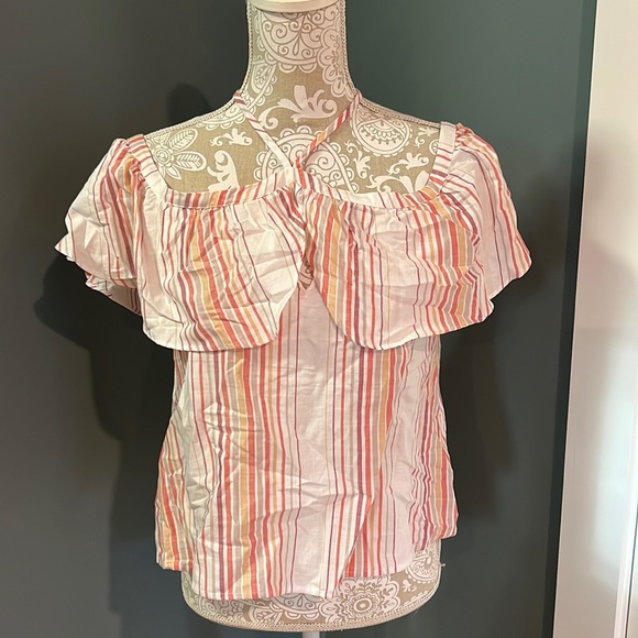 Express pink striped tank - Picture 1 of 5